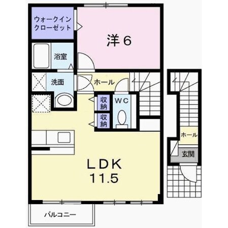 パークメゾン田寺Ⅰの物件間取画像